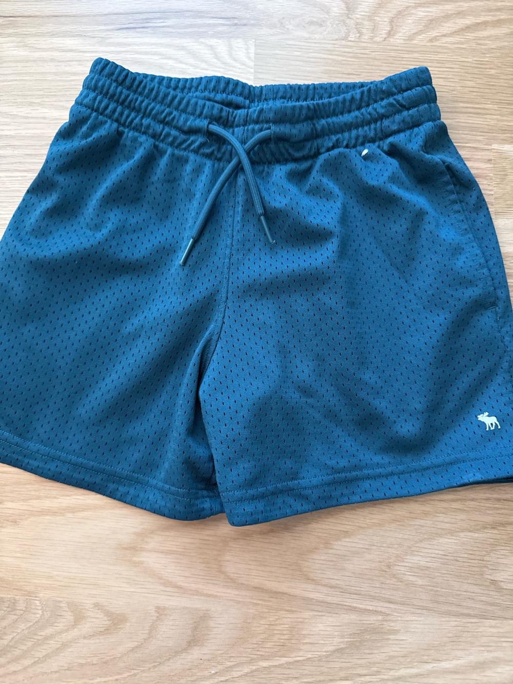 Abercrombie & Fitch boys Athletic Mesh Shorts in Teal
